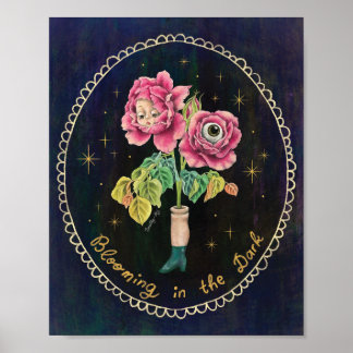 Póster Floreciendo en la oscuridad 