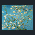 Póster Floreciente árbol de almendras Vincent van Gogh<br><div class="desc">El floreciente árbol de almendros Vincent van Gogh. Famoso impresionismo arte fino. Vintage pintura al óleo de huerto floral.</div>