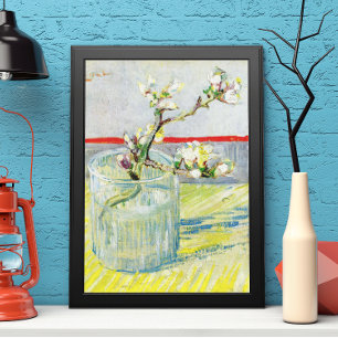 Póster Floreciente rama de almendras de Vincent van Gogh