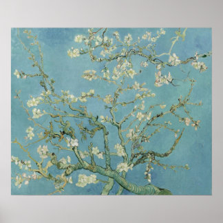 Póster Florecimiento de Almond: Vincent Van Gogh