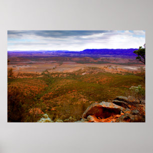 Póster Florecimiento de tormentas en los campos de Flinde