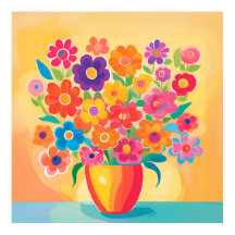 Florecimientos Vibrantes en Simplicidad