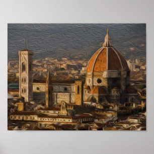 Póster Florence Duomo
