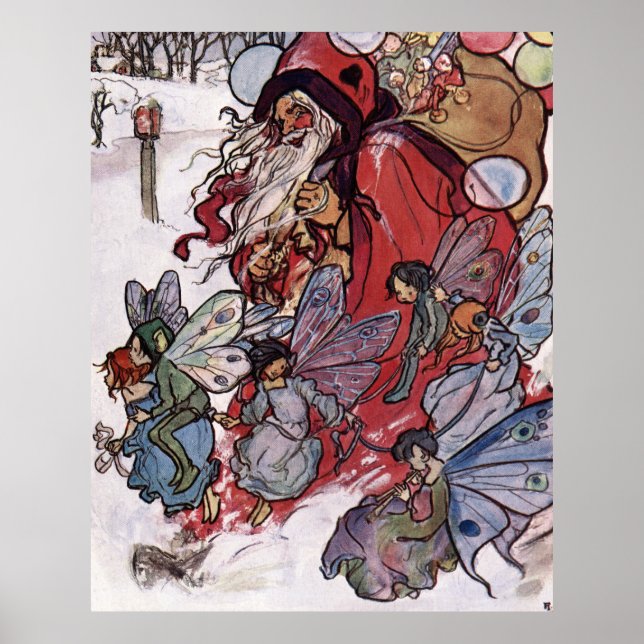 Póster Florence Harrison - A través de Elfin Song (Frente)