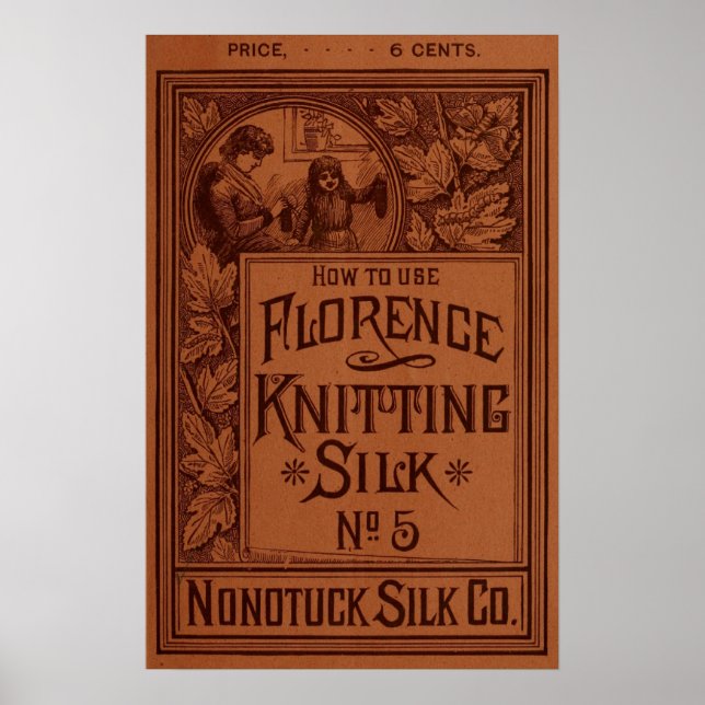 Póster Florence Knitting Silk Cover (Frente)