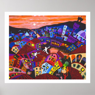 Póster Florence Rooftops