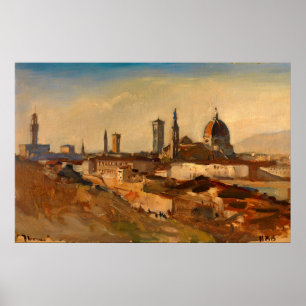 Póster Florencia de Hercules Brabazon Brabazon (c1880)