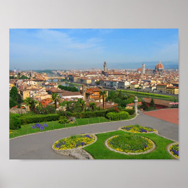 Póster Florencia de primavera (Frente)