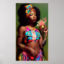 Póster Florencia Flores - Ken Gage Art