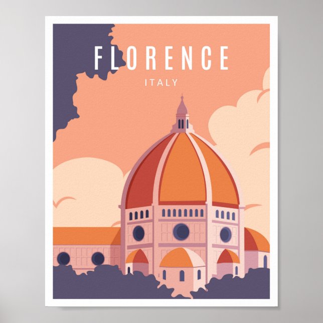 Póster Florencia Italia (Frente)