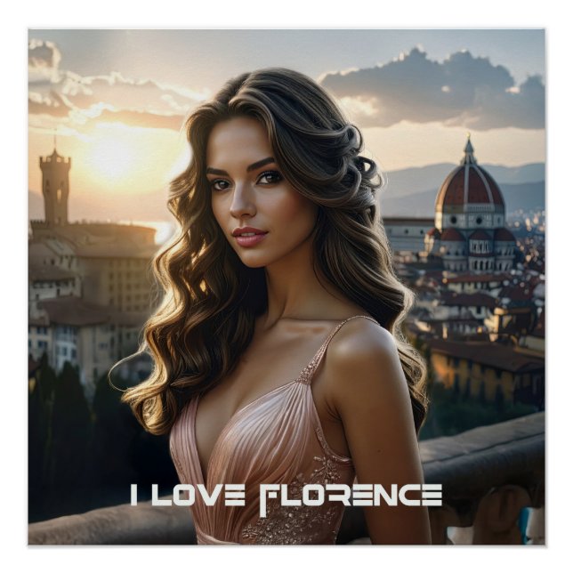 PÓSTER FLORENCIA - ITALIA (Anverso)