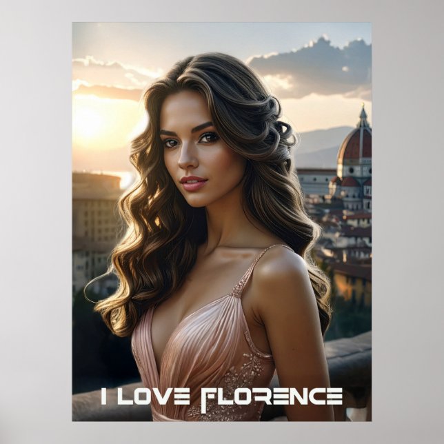 PÓSTER FLORENCIA - ITALIA (Frente)