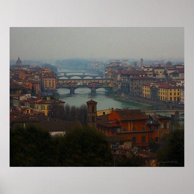 Póster Florencia Italia (Frente)