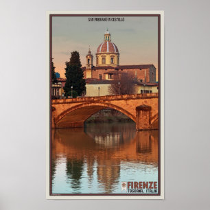 Póster Florencia - San Frediano en Cestello