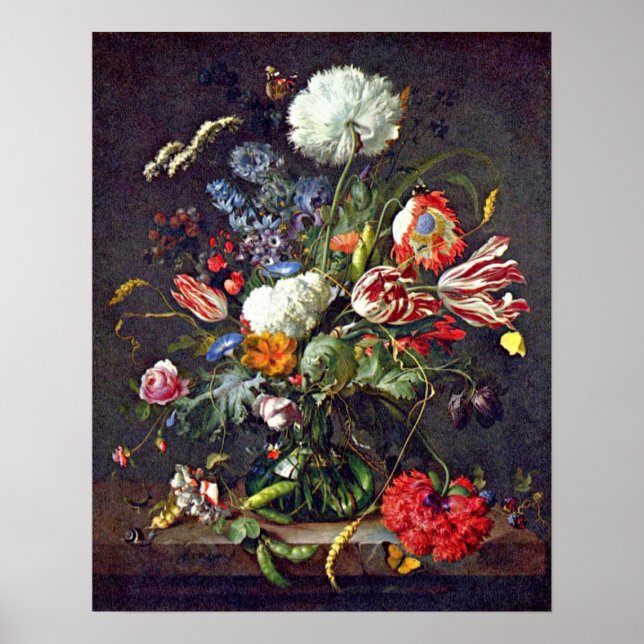 Póster florero de Jan Davidsz. de Heem (Frente)