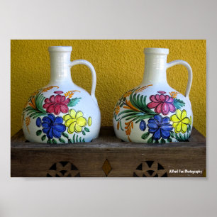 Póster Floreros Decorativos