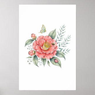 Póster flores