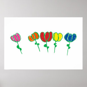 Póster Flores