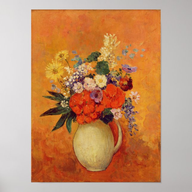 Póster Flores, 1910 (Frente)