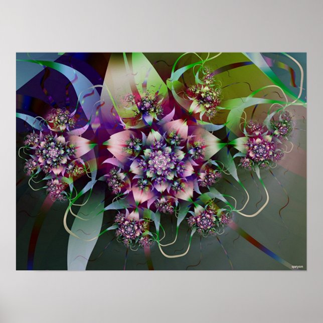 Póster flores 5 (Frente)