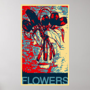 Póster Flores abstractas en una vesícula