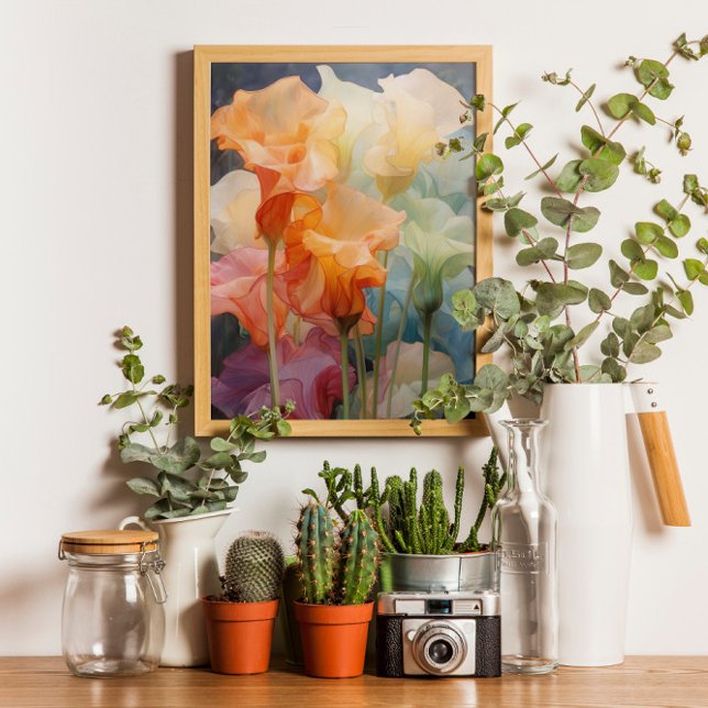 Póster Flores Acuarela Wipsy Datura Elegante Moderno (Subido por el creador)