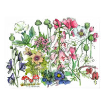 Flores acuáticas de hierbas venenosas