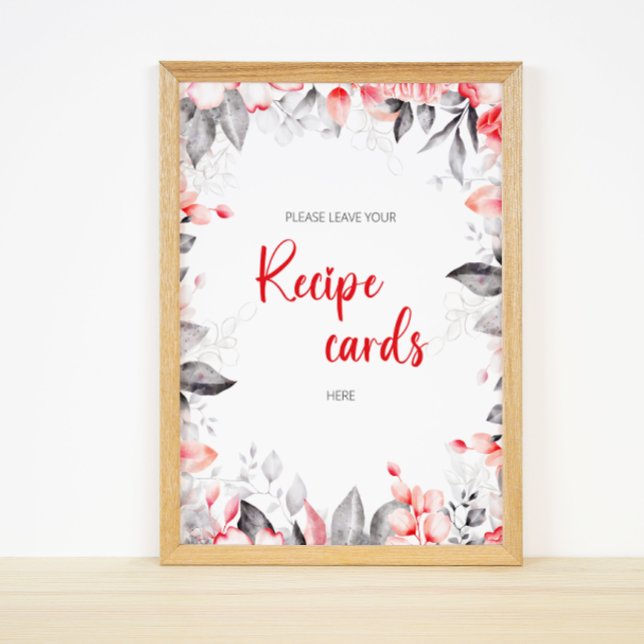 Póster Flores acuáticas dejan su tarjeta de receta (Subido por el creador)