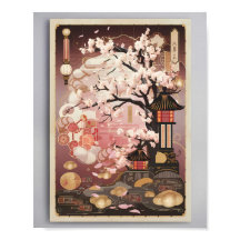 Flores al atardecer: una velada japonesa tranquila