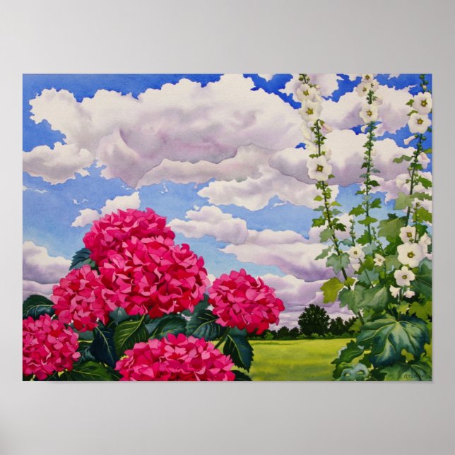 Póster Flores al borde de un prado 2008 (Frente)