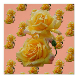 Póster Flores amarillas