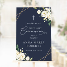Flores blancas crema, Bienvenida a la Primera Comu