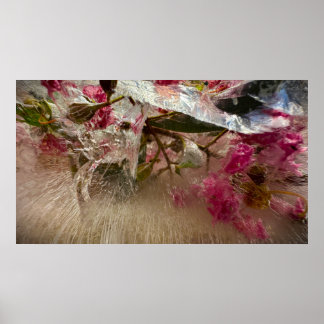 Póster Flores congeladas,