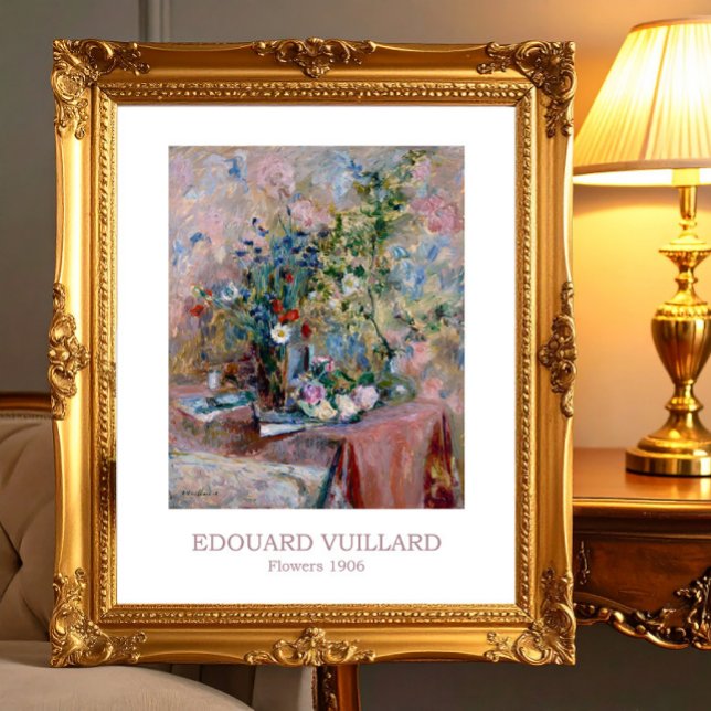 Póster Flores de 1906 por Edouard Vuillard (Subido por el creador)