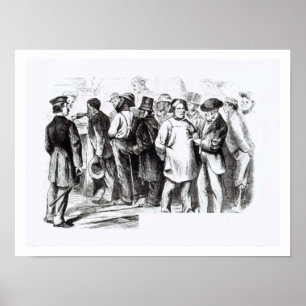 Póster Flores de alfombras, finales de los años 1860 (gra