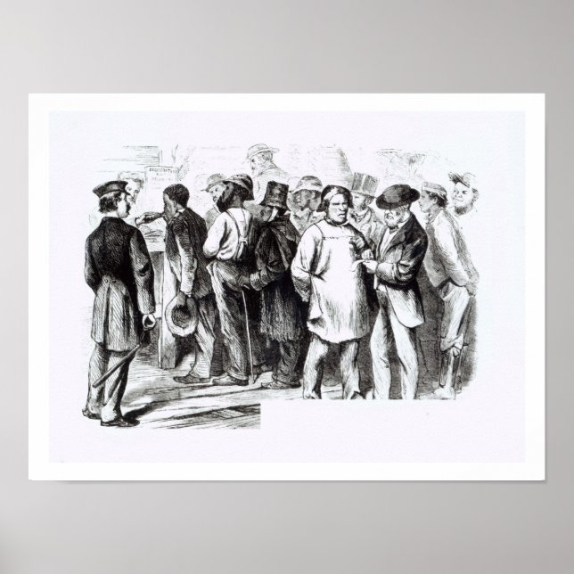 Póster Flores de alfombras, finales de los años 1860 (gra (Frente)