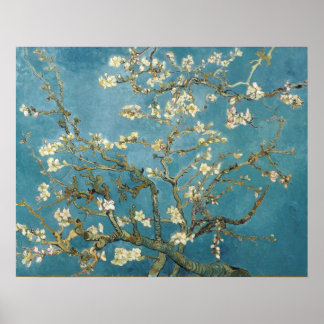 Póster Flores de almendra por Vincent van Gogh