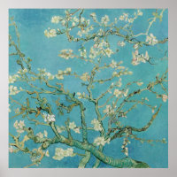 Flores de almendra por Vincent van Gogh