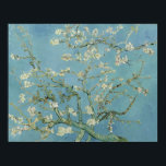 Póster Flores de almendra por Vincent Van Gogh<br><div class="desc">Flores de almendros de Vincent Van Gogh, aceite sobre lienzo 1890, es un cuadro de las ramas de un almendro con flores blancas pequeñas y floridas contra un cielo azul claro y brillante. Pintado con las influencias del impresionismo y las impresiones japonesas en sus colores aplanados y contornos audaces y...</div>