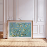 Póster Flores de almendra | Vincent Van Gogh<br><div class="desc">Flores de almendras (1890) del artista holandés Vincent Van Gogh. El arte original es un aceite sobre lienzo de un grupo de pinturas hechas por Van Gogh en el sur de Francia de almendros florecientes. Las pinturas estuvieron influenciadas por el impresionismo, el disvisionismo y los cortes de madera japoneses. Utilice...</div>