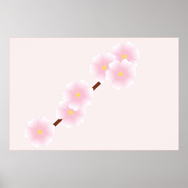 Póster Flores de árbol de bolas (Frente)
