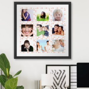 Póster Flores de aventura familiar de vacaciones Foto Ins