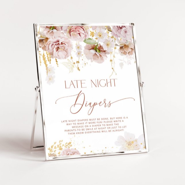 Póster Flores de Boho garden Late Night Diapers Poster (Subido por el creador)