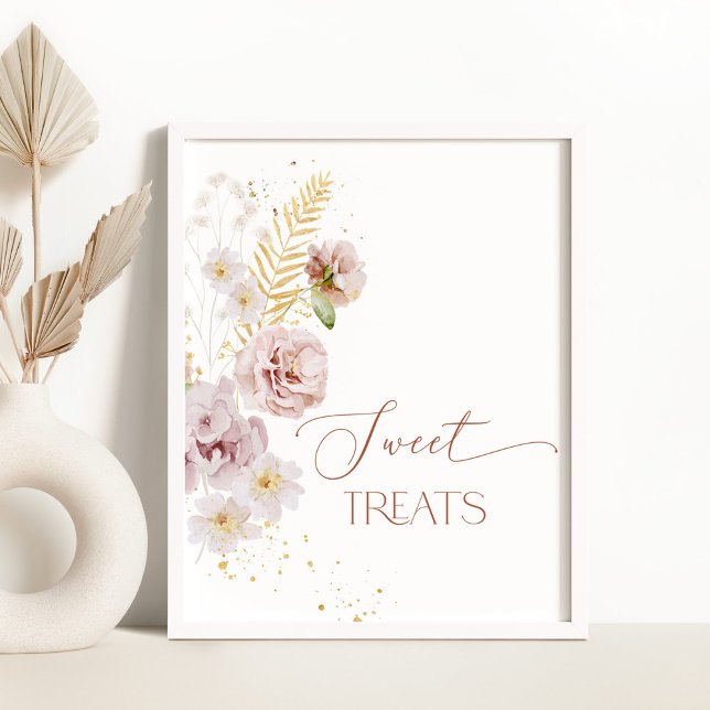 Póster Flores de Boho garden Mesa de dulces dulces (Subido por el creador)