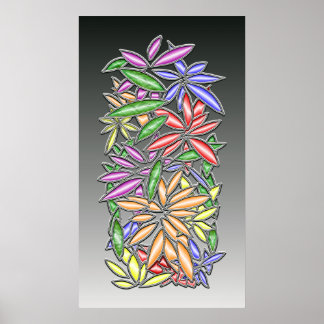 Póster Flores de cables