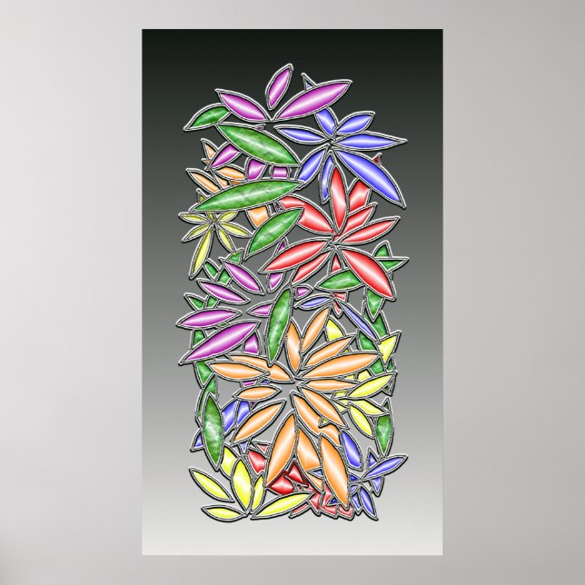 Póster Flores de cables (Frente)