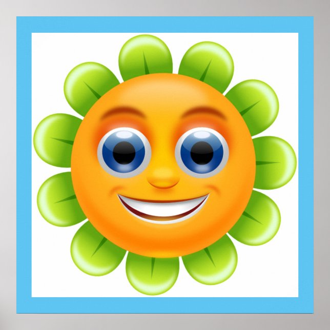 PÓSTER FLORES DE CARA (Frente)