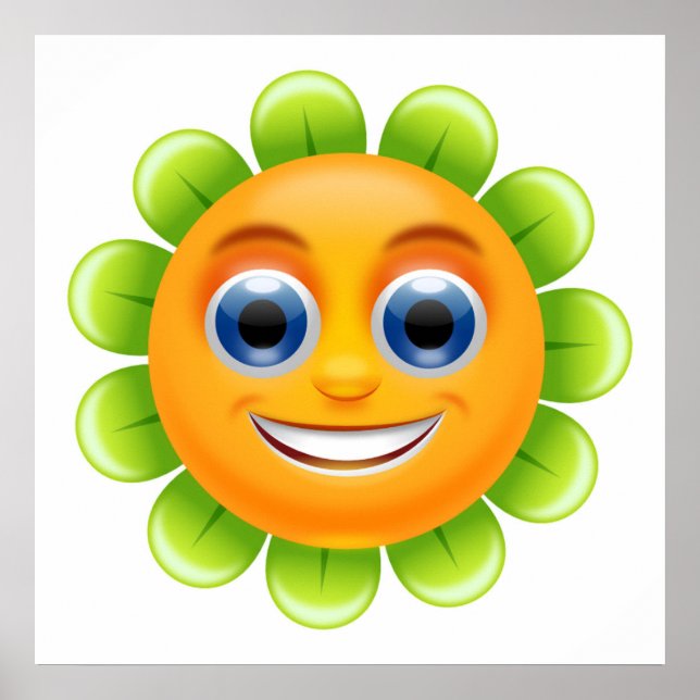 PÓSTER FLORES DE CARA (Frente)