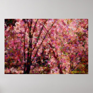 Póster Flores de cerezo
