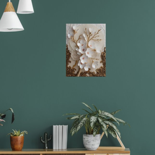 Póster Flores de cerezo japonesas (Salón 1)